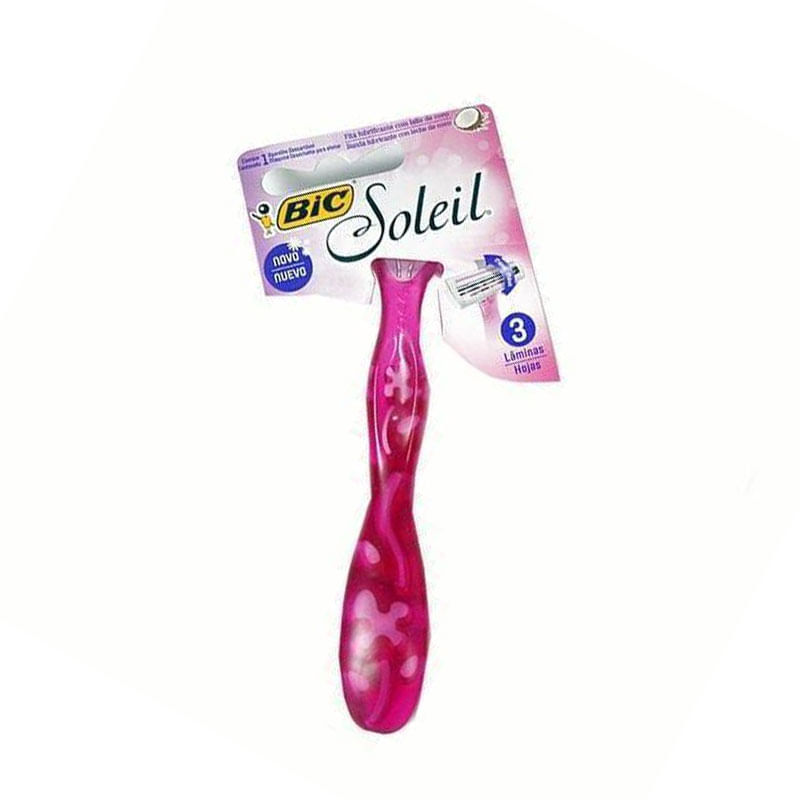 Aparelho Barbear Bic Soleil Rosa