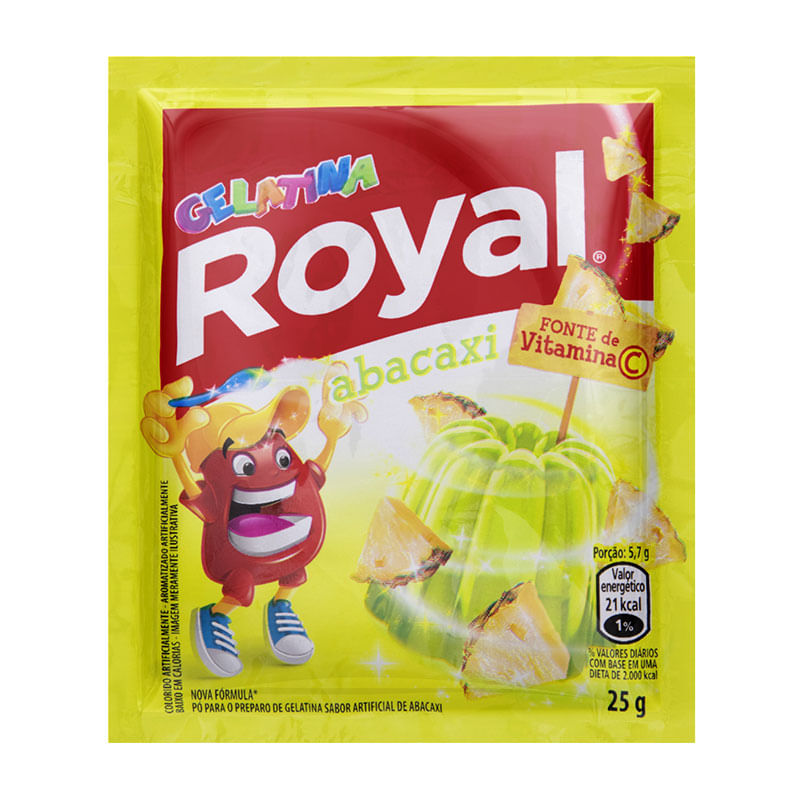Gelatina Royal 25g Abacaxi