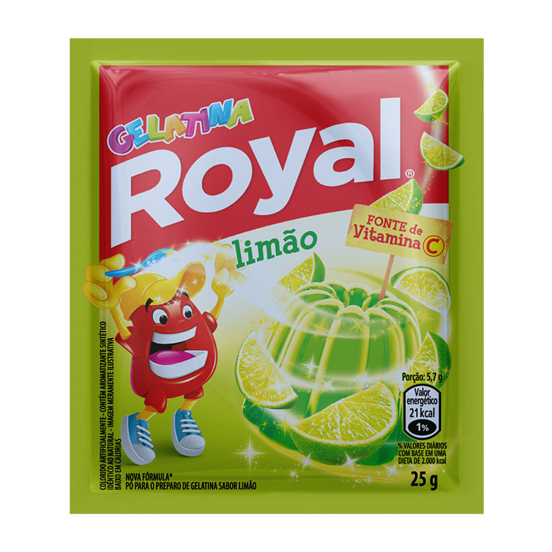 Gelatina Royal 25g Limão