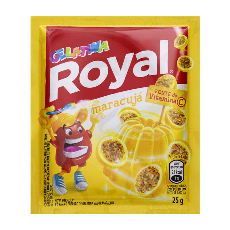 Gelatina Royal 25g Maracujá