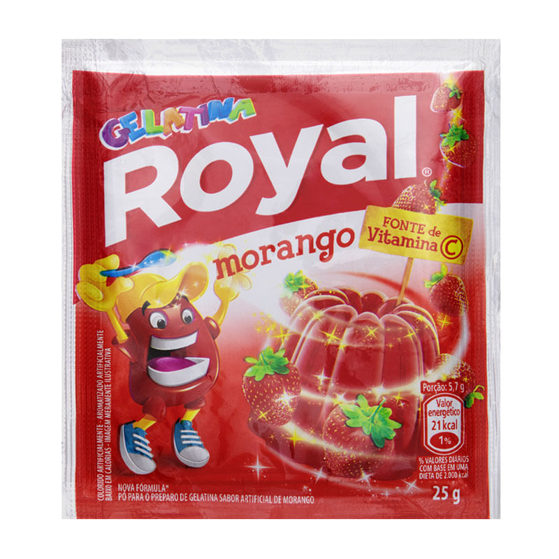 Gelatina Royal 25g Morango