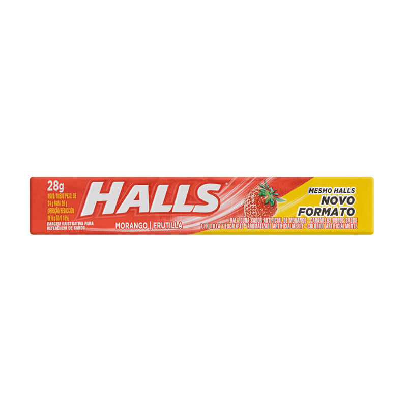 Drops Halls Power Morango 28g