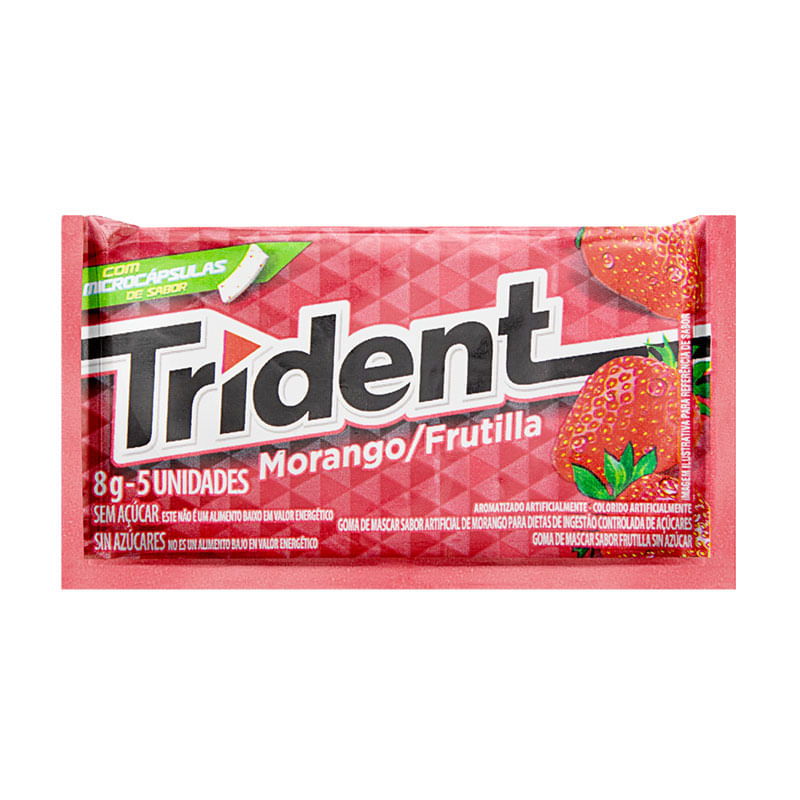 Trident Morango 8g