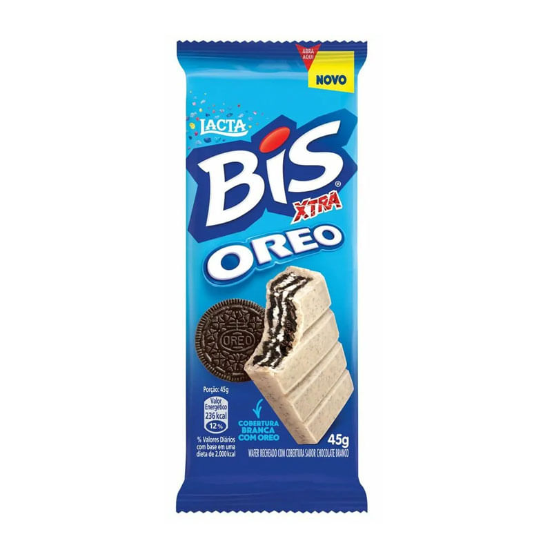Bis Chocolate Xtra Oreo Lacta 45g