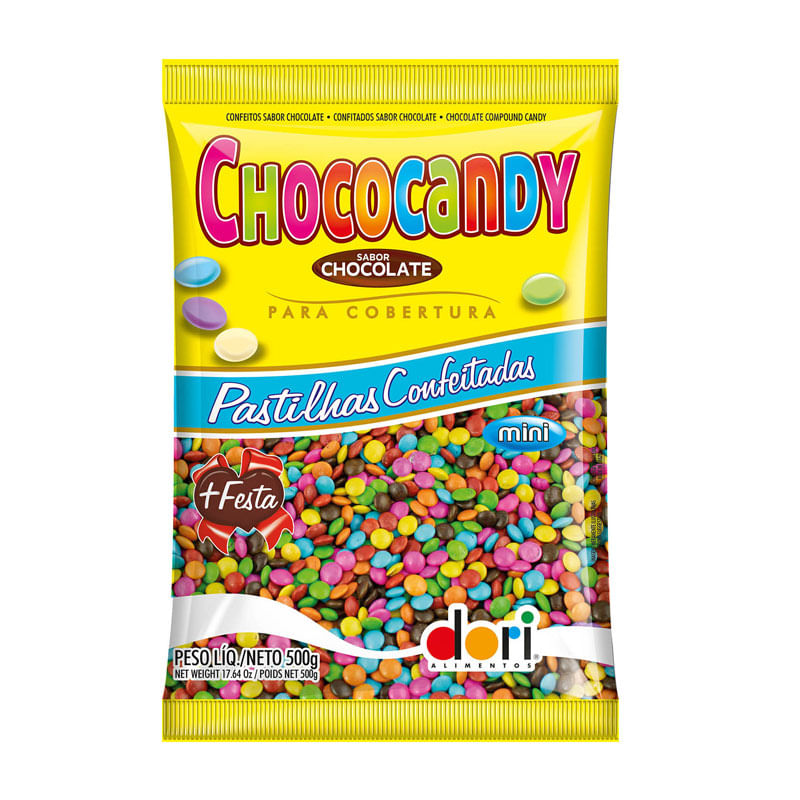 Chococandy Pastilha colorida 500G