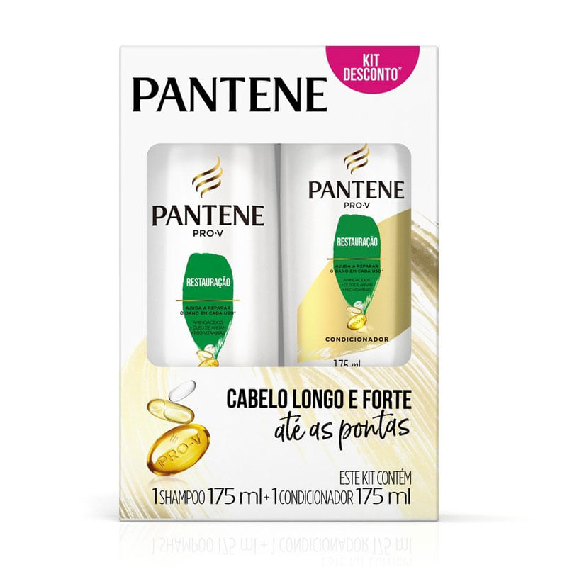 Shampoo+Condicionador Pantene Restauração 2X175ml