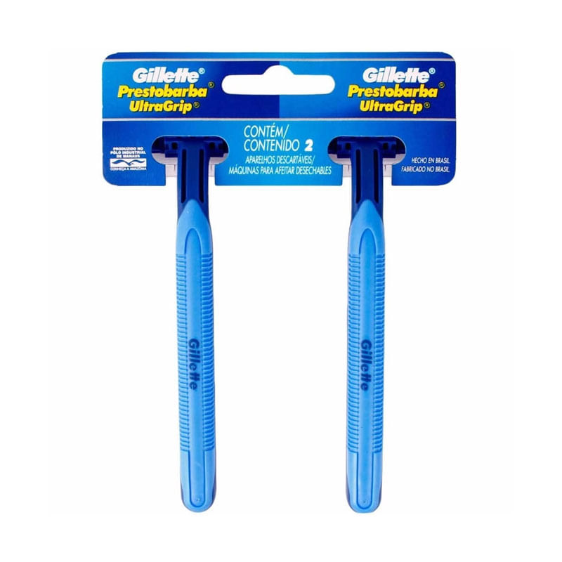 Aparelho Barbear Prestobarba Ultra Gripe Móvel Masculino