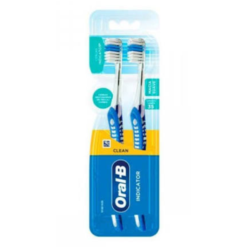 Escova Dente Oral B Indicator 35 Plus Leve 2 Pague 1