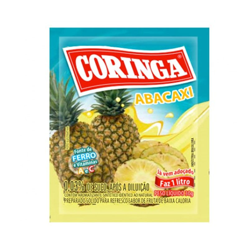 Refresco Pó Coringa  Abacaxi 30g