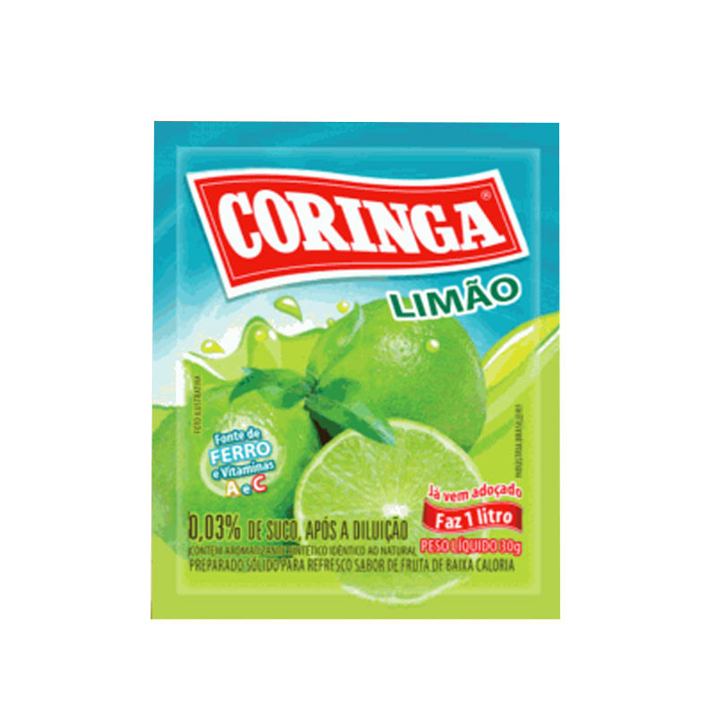 Refresco Pó Coringa Limão 30g 