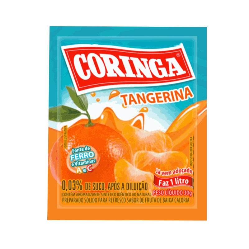 Refresco Pó Coringa Tangerina 30g 