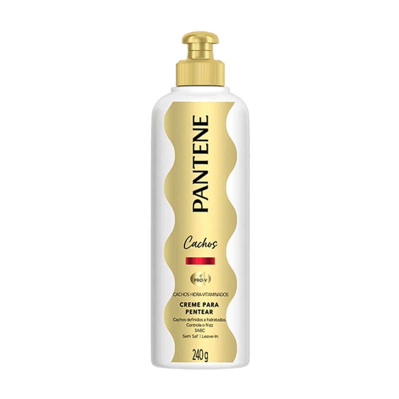 Creme para Pentear Pantene Cachos Hidra-Vitaminados 240g