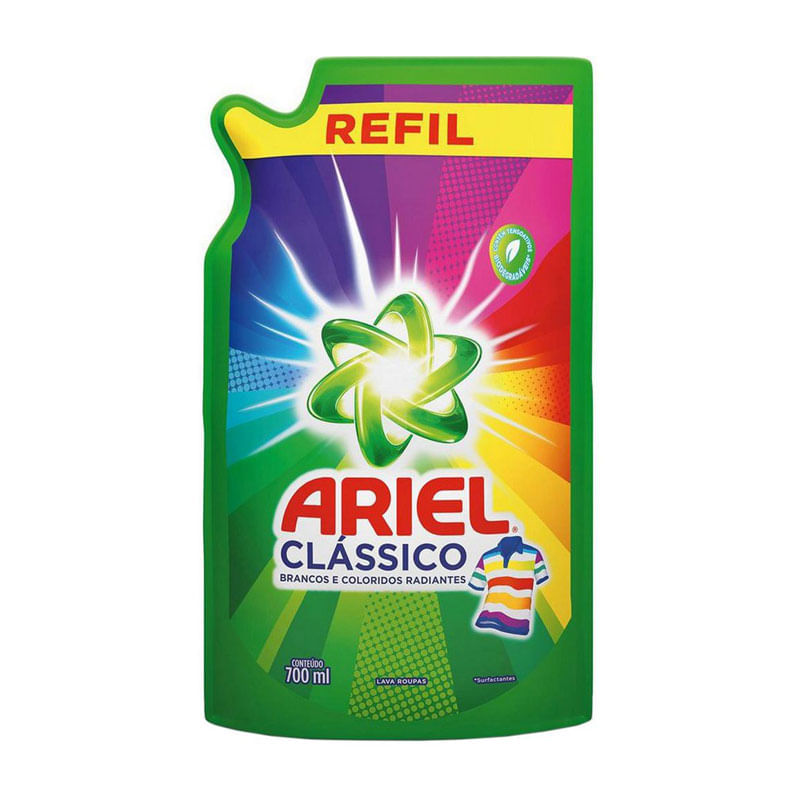 Sabão Liquido Concentrado Ariel 700ml Clássico