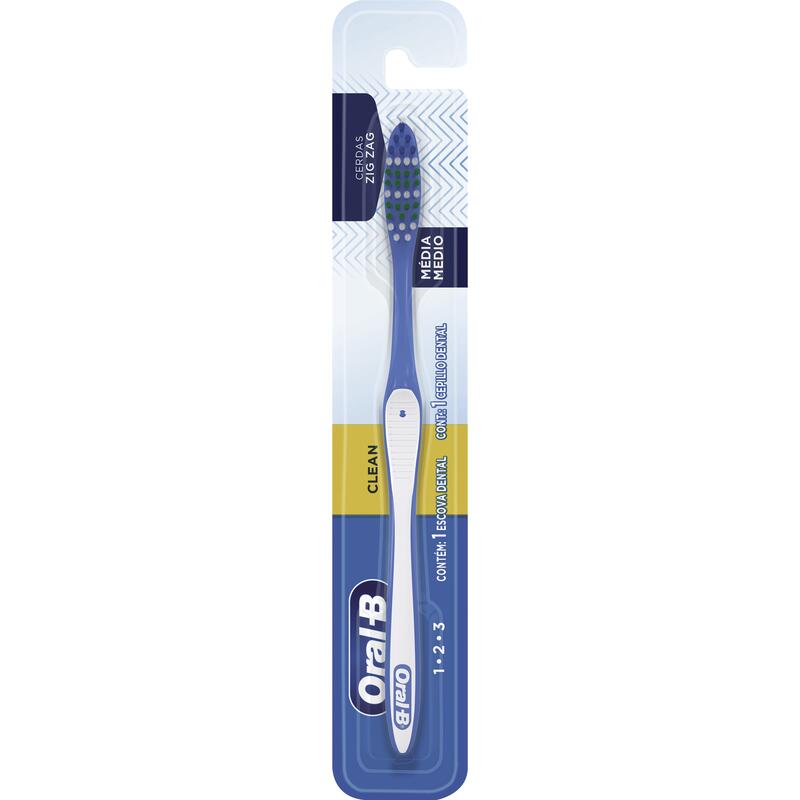 Escova Dental Oral B 123 com Protetor