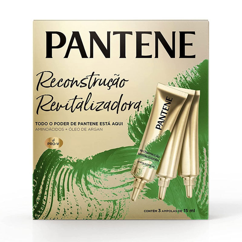 Ampola Pantene Tratamento Restauração 15ml 3un