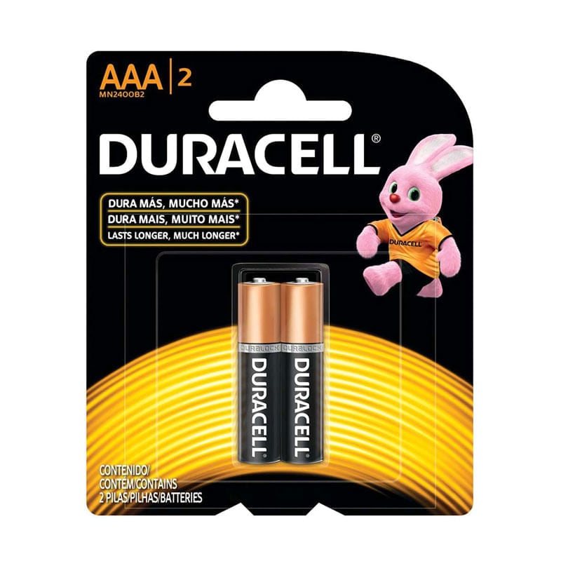 Pilha Alcalina Duracell Palito AAA 2un