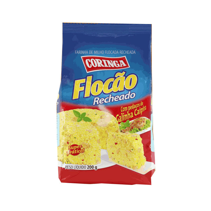 Flocão Recheado Galinha Caipira Coringa 200g