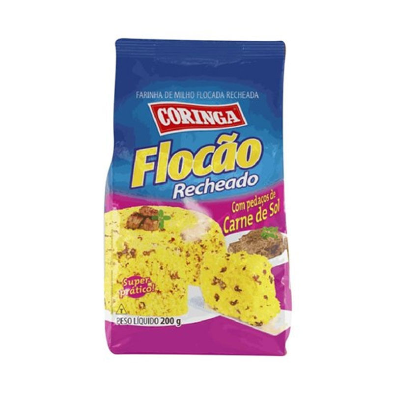 Flocão Recheado Carne de Sol Coringa 200g