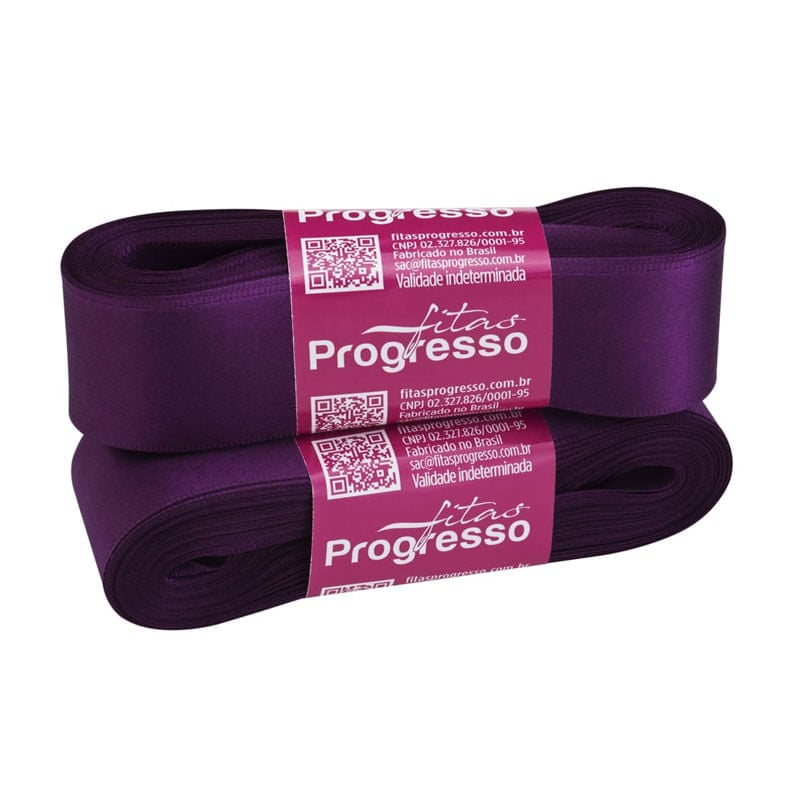 Fita Progresso Cetim CF007 30mm 675 Violeta