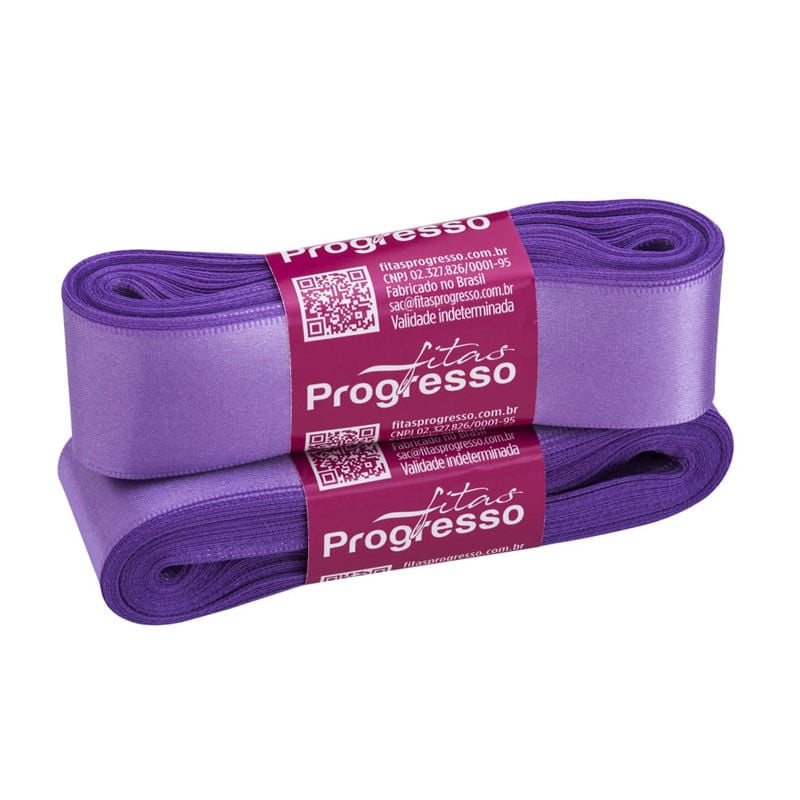 Fita Progresso Cetim CF007 30mm 356 Lilás Lavanda