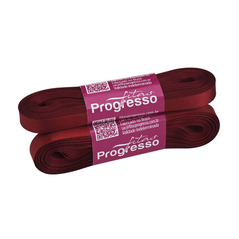 Fita Progresso Cetim CF002 10mm 389 Vinho