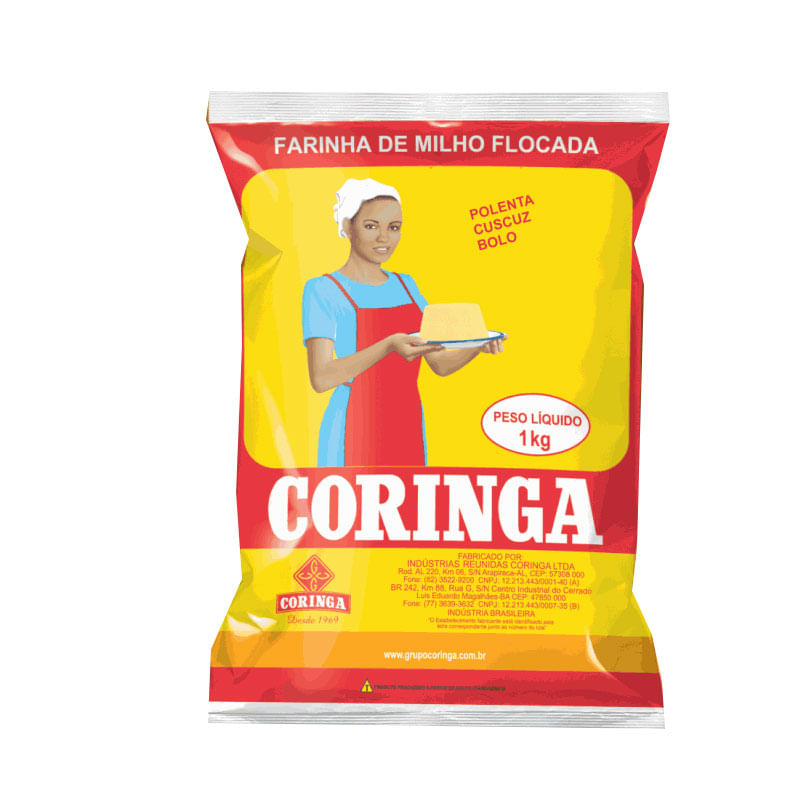 Flocos de Milho Enriquecida Coringa 1kg