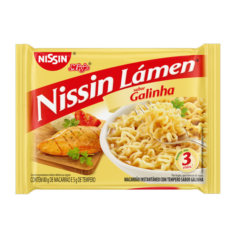 Macarrão Instantâneo Nissin Galinha 85g