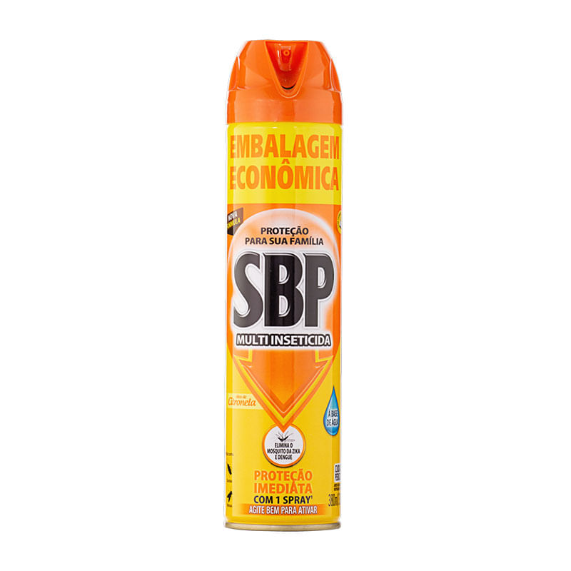 Iseticida SBP Aerossol Citronela Embalagem Econômica 380ml