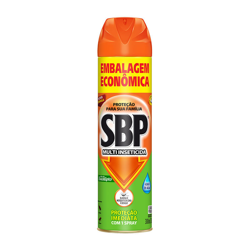 Inseticida SBP Aerossol Eucalipto Embalagem Econômica Reckitt 380ml
