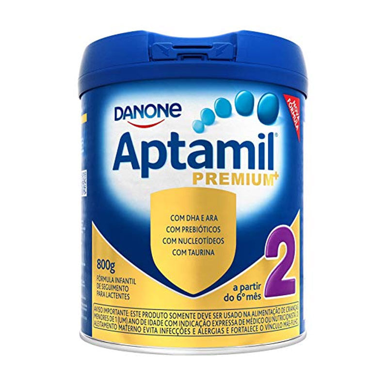 Leite Pó Aptamil 2 Danone 800g