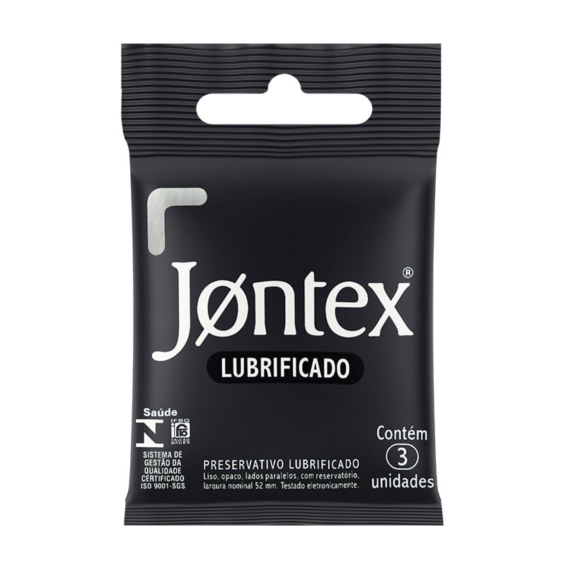 Preservativo Jontex Lubrificante com 3un