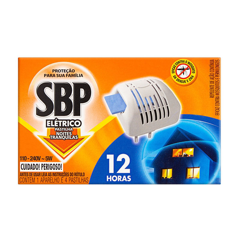 SBP Pastilha Aparelho com 4 Pastilhas Regular 12h