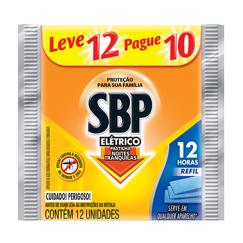 SBP Pastilha Refil Regular 12H Leve 12 Pague 10