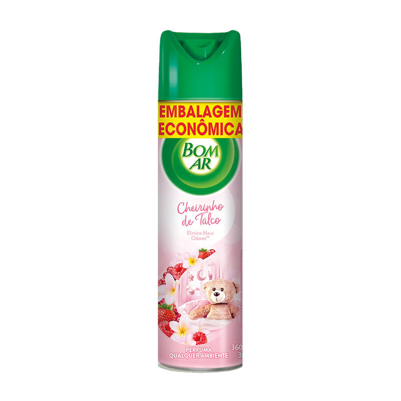 Bom Ar Arossol Reckitt 360ml Talco Embalagem Econômica
