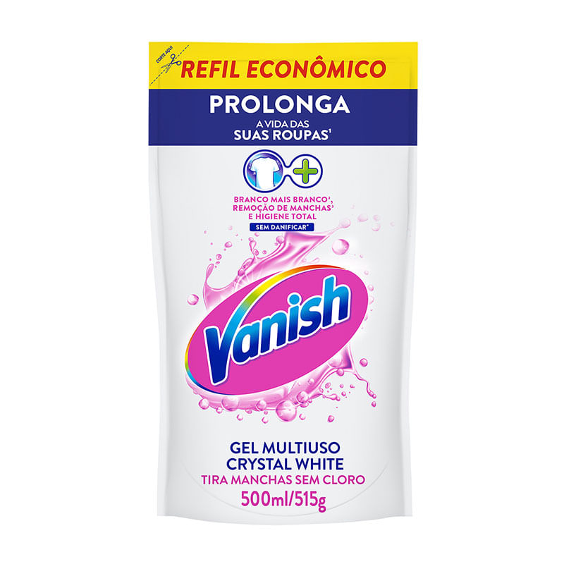 Alvejante Vanish White Embalagem Econômico 500ml Refil
