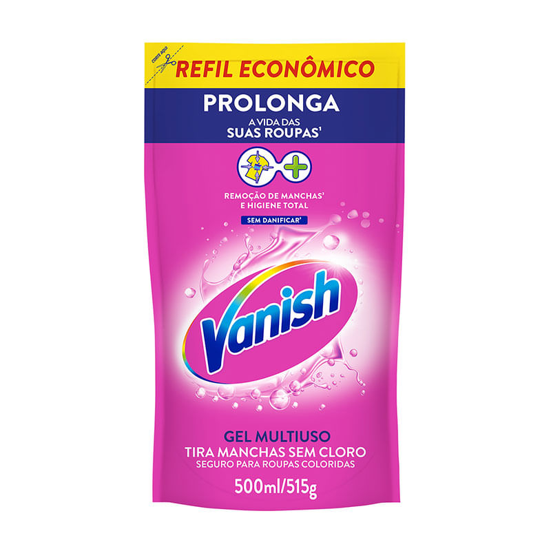 Alvejante Vanish sem Cloro 500ml Refil