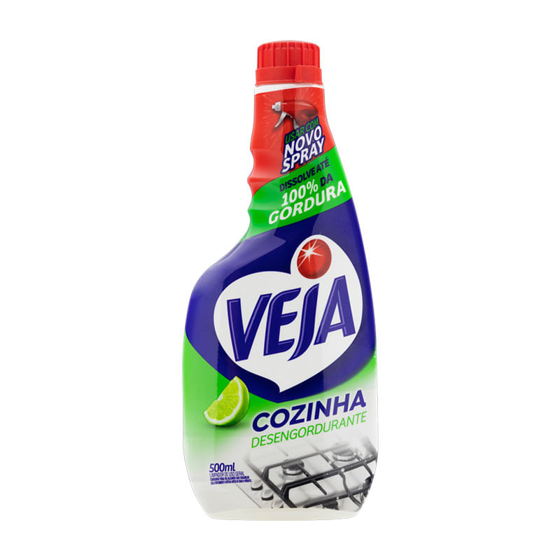 Desengordurante Veja Recarga 500ml Limão