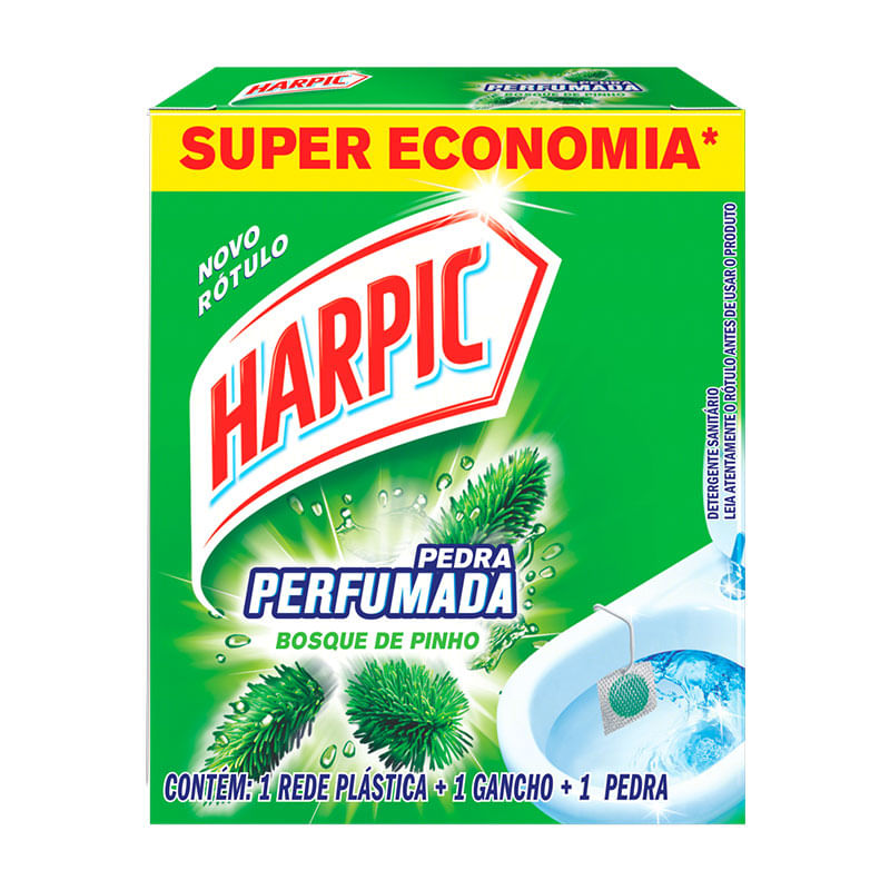 Pedra Sanitária Harpic Reckitt 20g Pinho