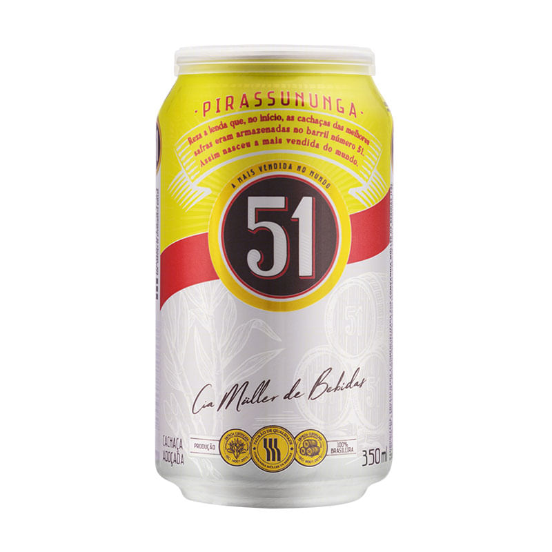 Aguardente 51 Lata 350ml