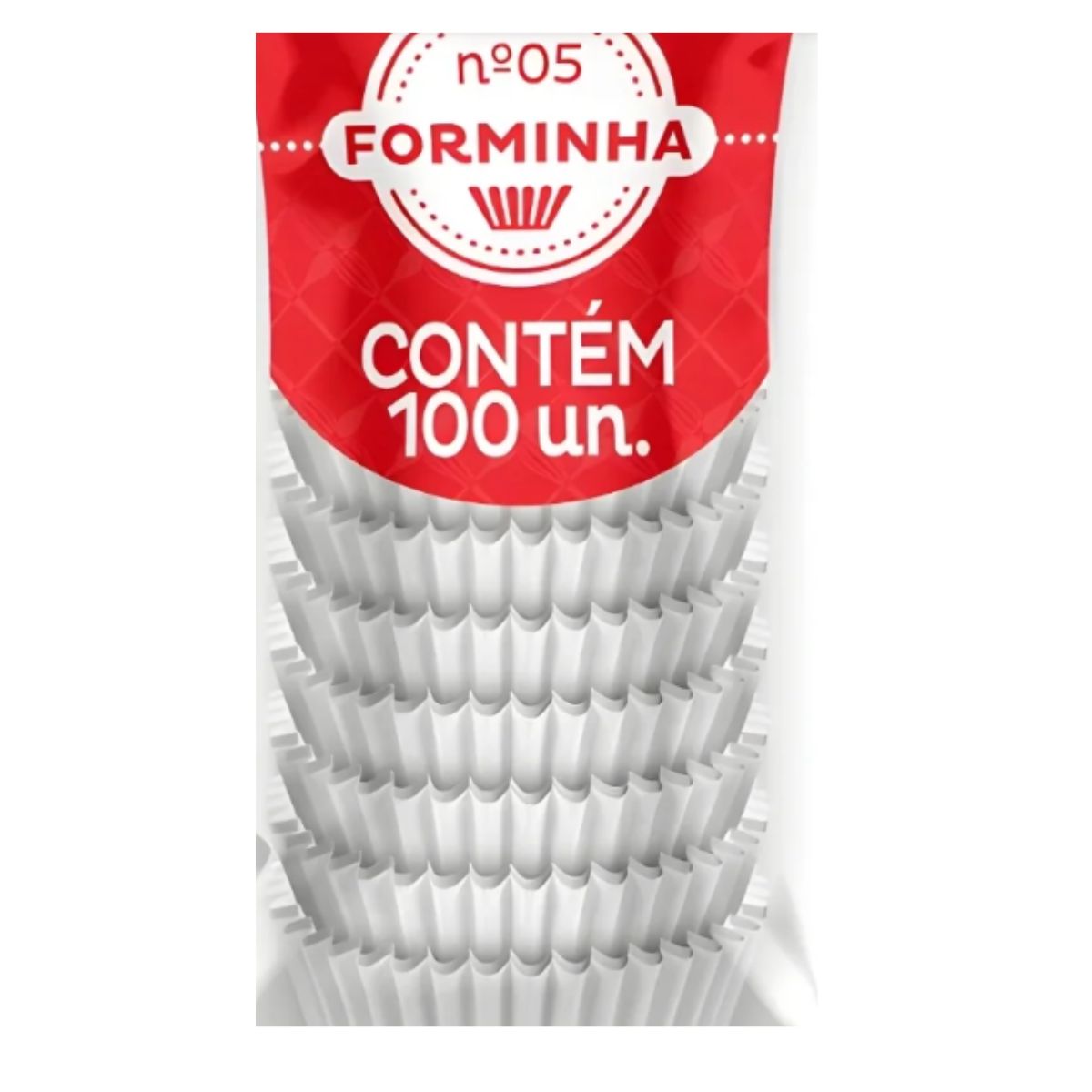 Forminha Regina Número 5 Branco
