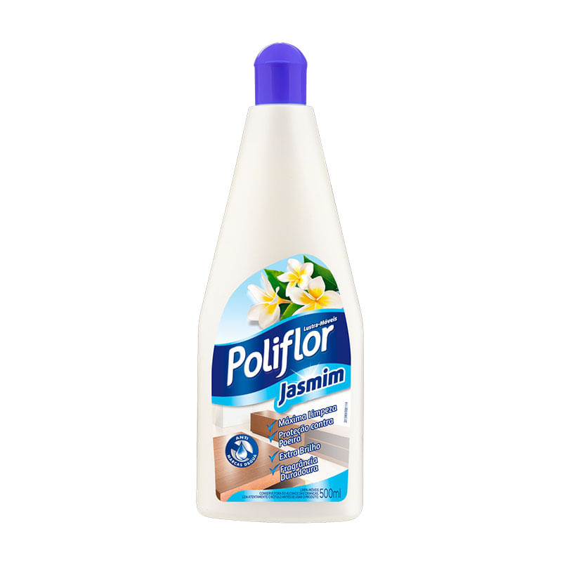 Lustra Móveis Poliflor Reckitt 500ml Jasmim 