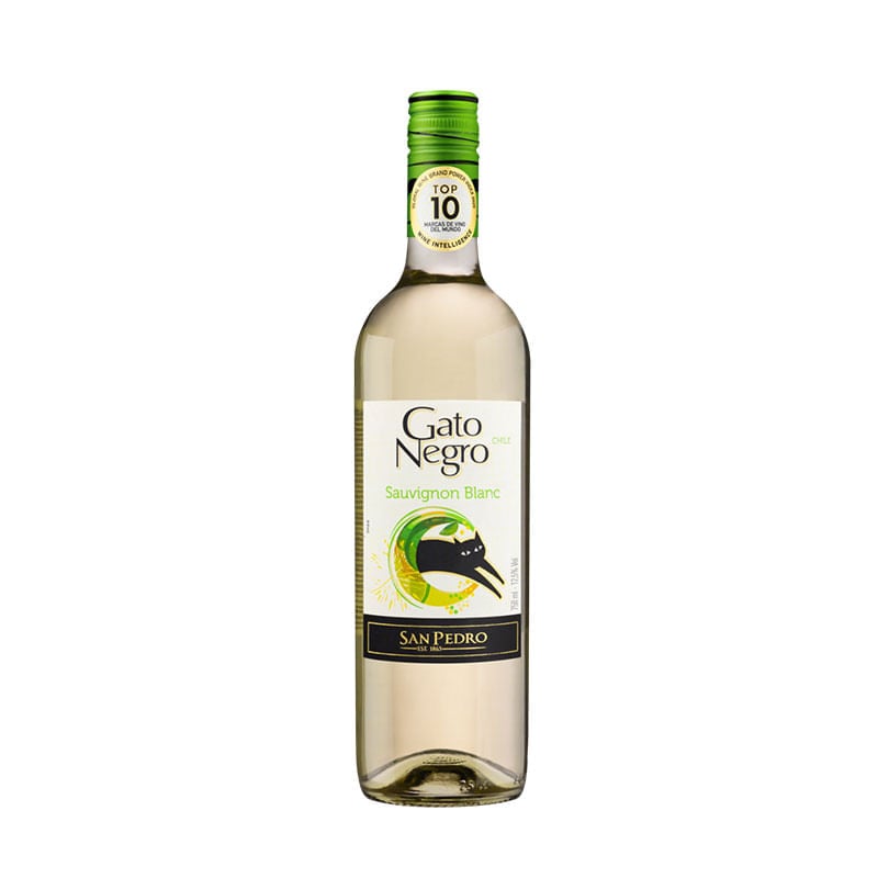 Vinho Chileno Branco Gato Negro Suave Blanc 750ml