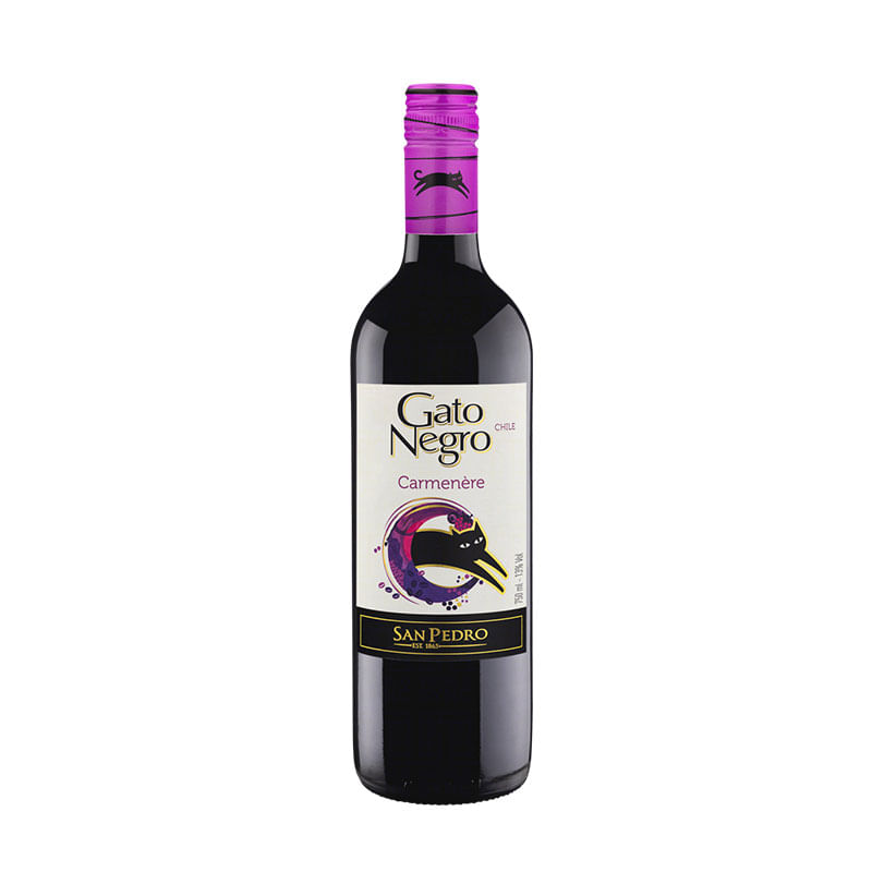 Vinho Chileno Tinto Gato Carmenere 750ml