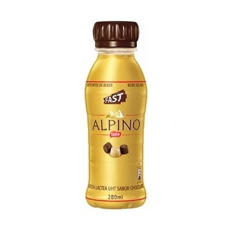 Bebida Láctea Alpino Garrafa 280ml 