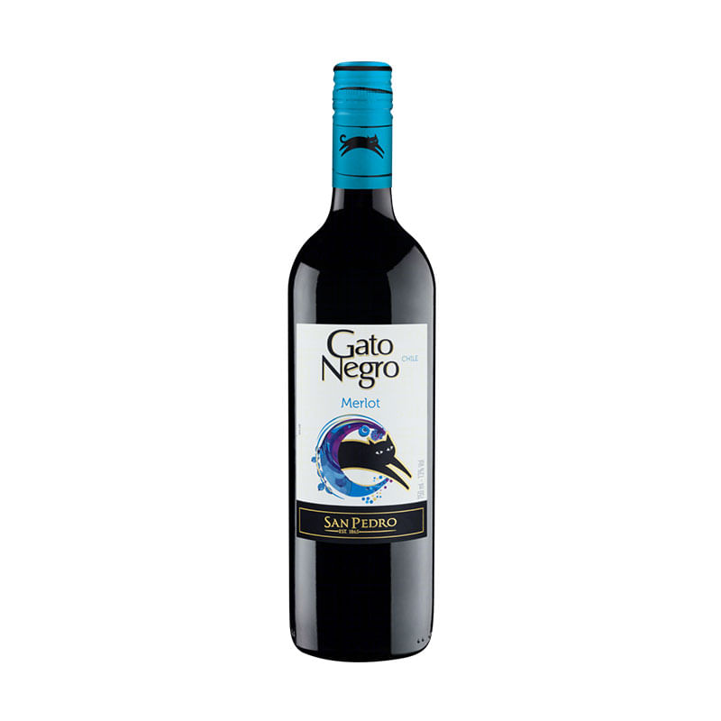 Vinho Chileno Tinto Gato Negro Merlot 750ml
