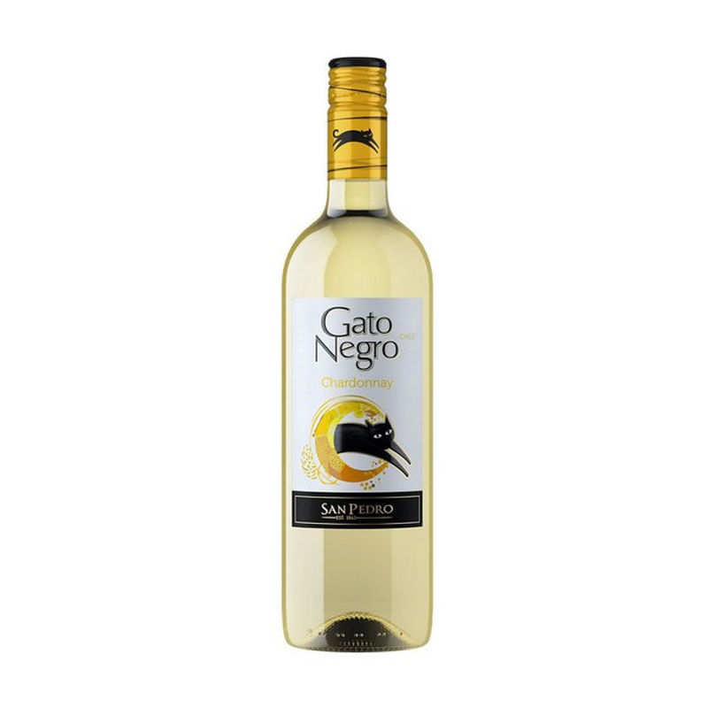 Vinho Chileno Gato Negro Reservado Chardonnay 750ml