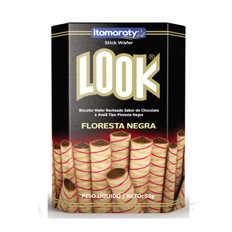 Biscoito Look Itamaraty Wafer 55g Floresta Negra