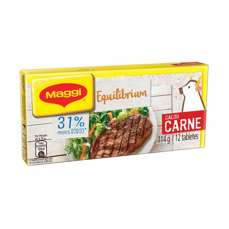 Tempero Maggi Carne Menos Sódio 114G