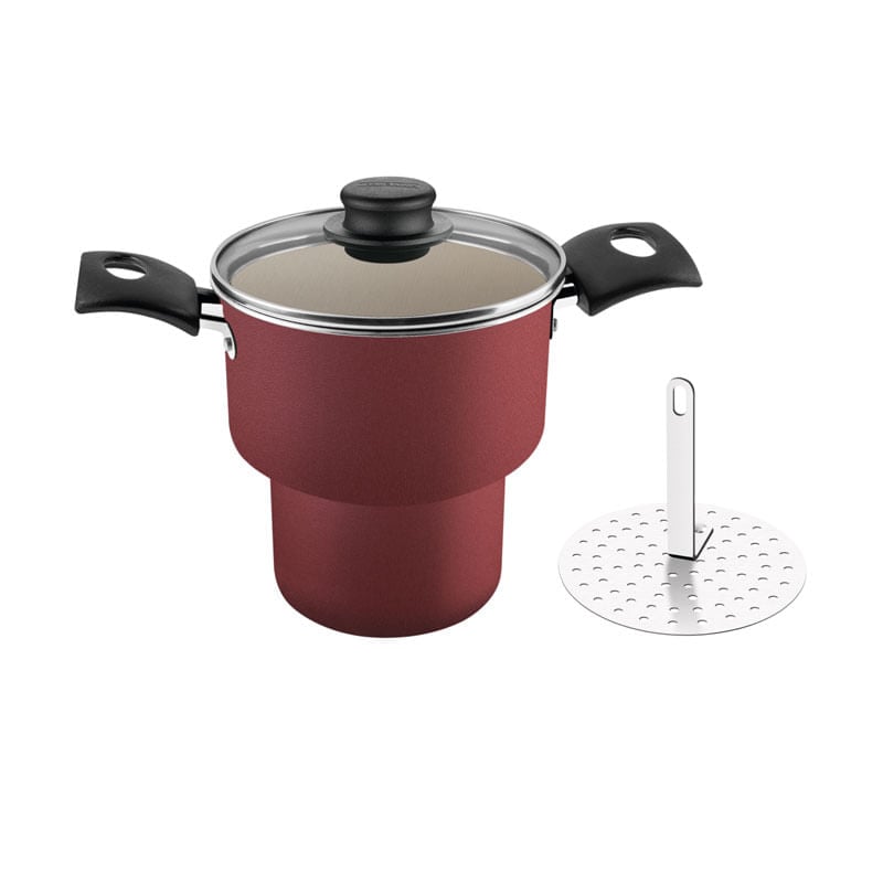 Cuscuzeira Tramontina 14cm 1,9L Turim Vermelha