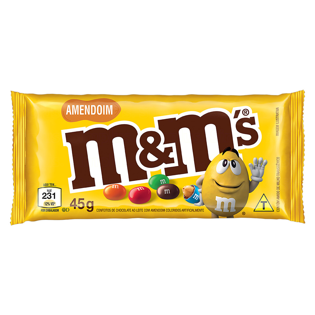Chocolate M&M s Amendoim 45g